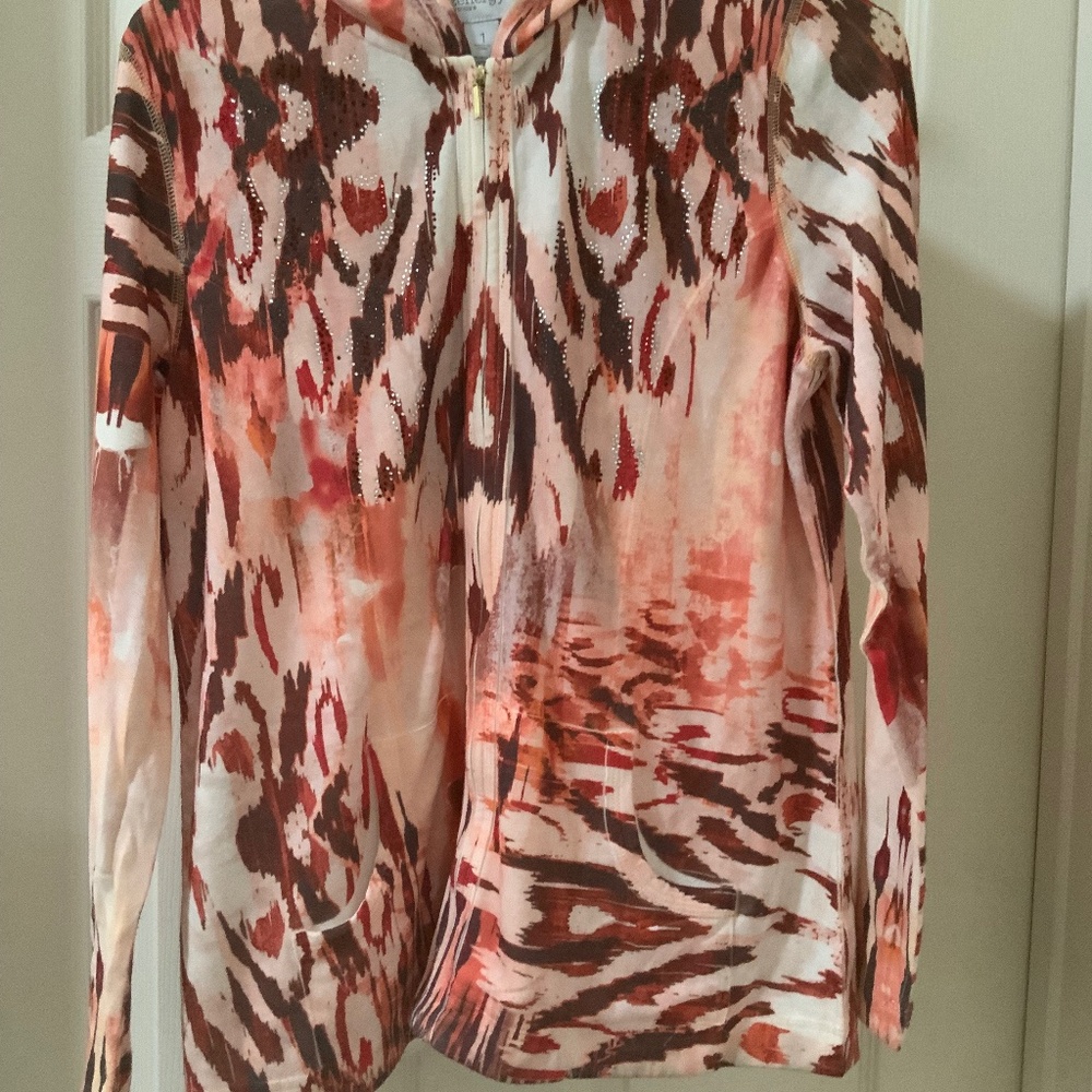 Chico’s  zynergy zipped hoodie